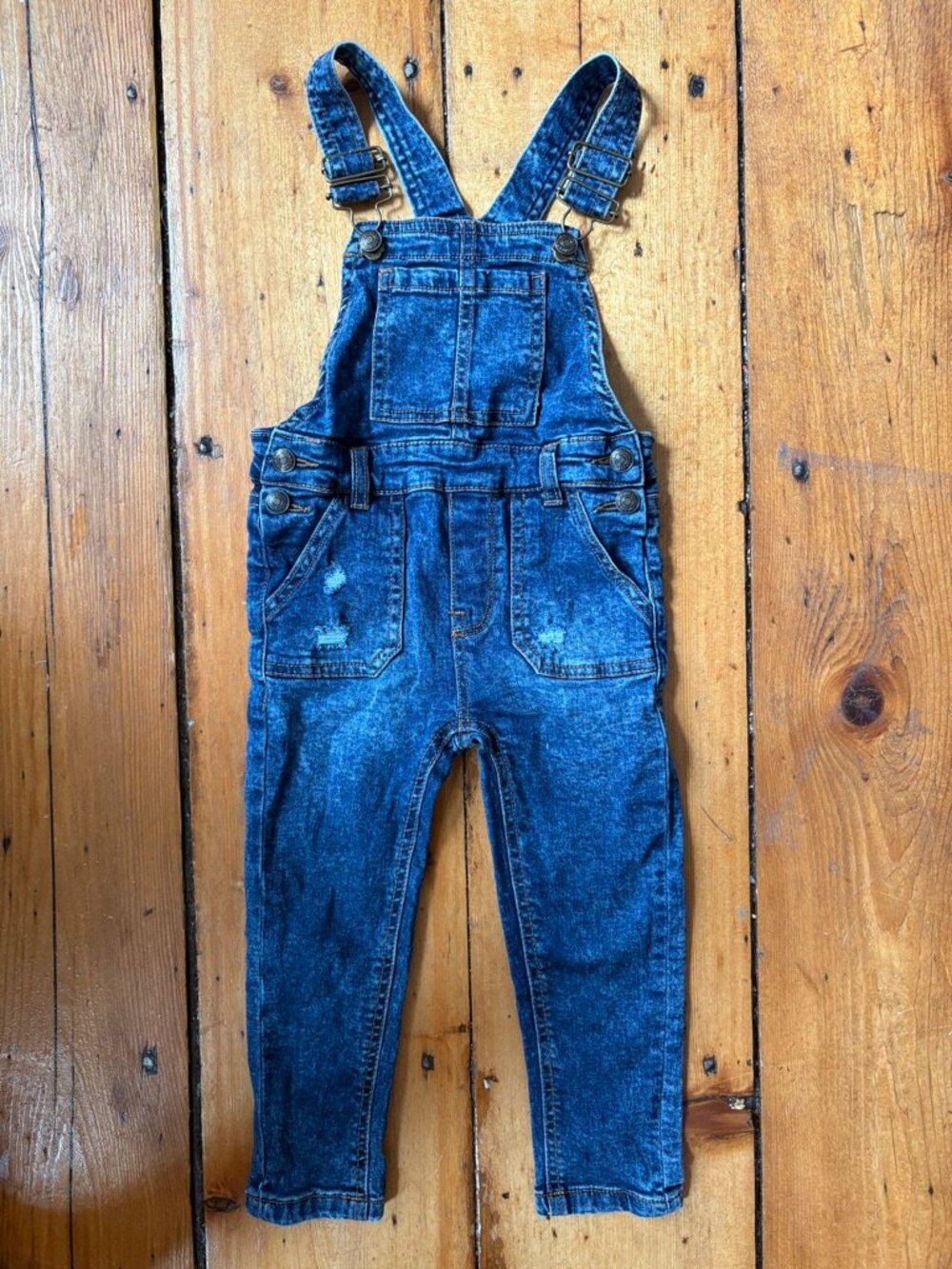 Toddler Girl's 7 For All Mankind Jean Overalls 3T NWOT